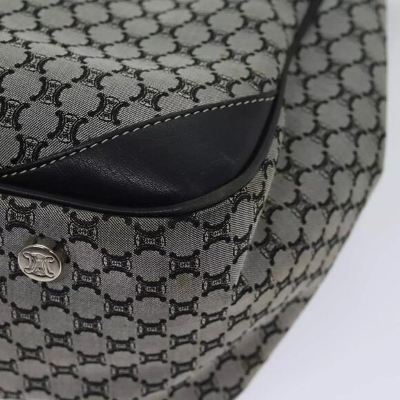 CELINE Macadam Canvas Hand Bag Gray Auth - Picture 15 of 16